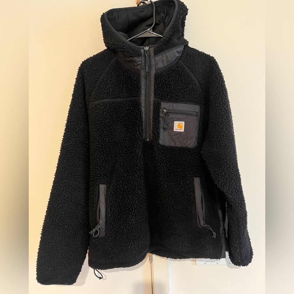 Carhart WIP Sherpa Men’s quarter zip Hoodie